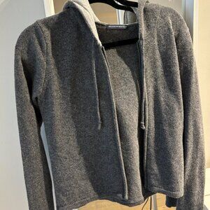 Brandy Melville Knit Grey Hoodie